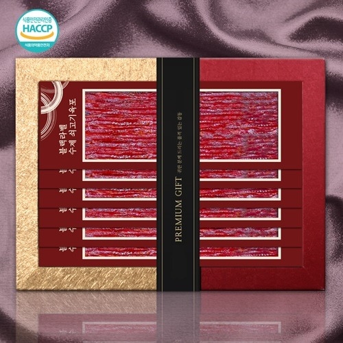 [New블랙라벨]수제 쇠고기육포 11호 700g(채반50g 14p)