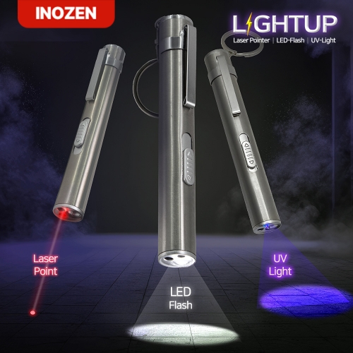 [이노젠] Light-up 3in1 (레이져포인터+후레쉬+UV lamp)