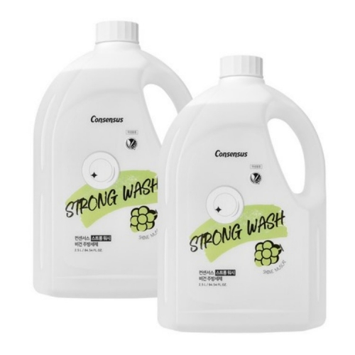 [컨센서스] 스트롱 워시 주방세제 2.5L 샤인머스캣향 2개