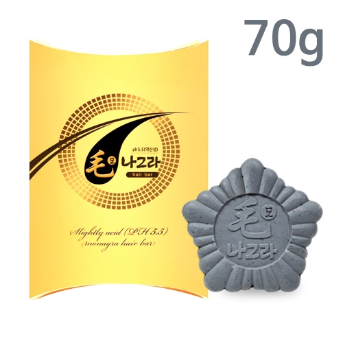 마일로우 모나그라 샴푸바 70g (헤어바)