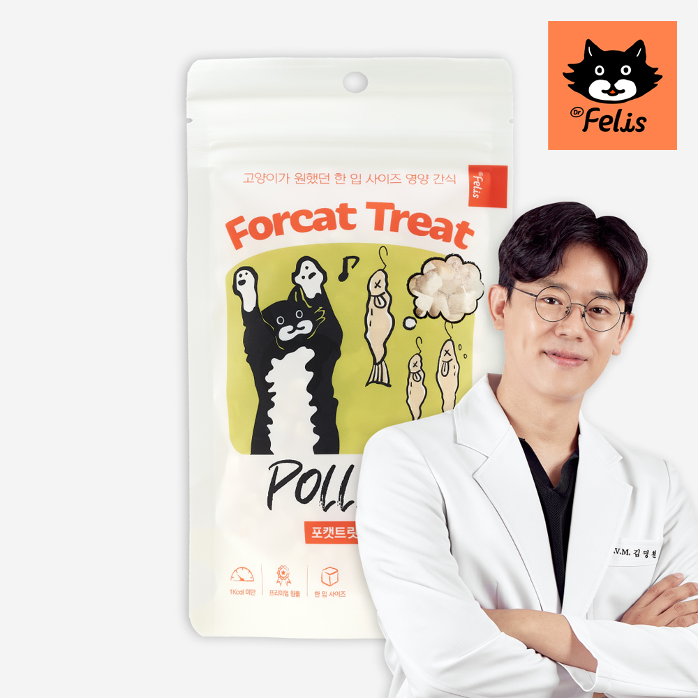 [닥터펠리스] 고양이 간식 포캣트릿 북어 25g x 2팩