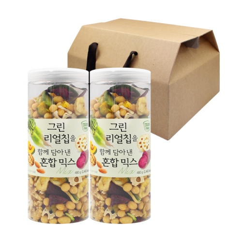 [좋은세상] 혼합견과 2종 선물세트 (그린 리얼칩+그린 리얼칩)