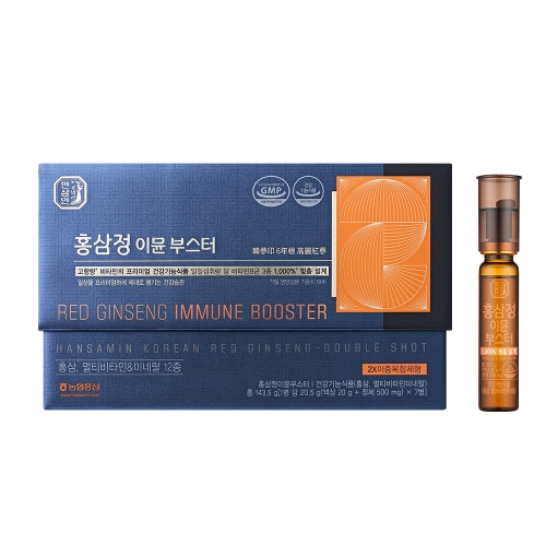 [한삼인] 홍삼정 이뮨 부스터 7일분 ( 20.5 g(액상 20 mL+정제 500 mg)×7병)