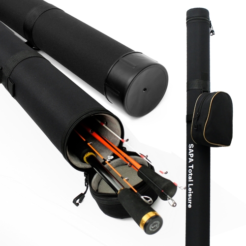 싸파 원형 원통가방 125cm STB-402 블랙 루어 낚시가방