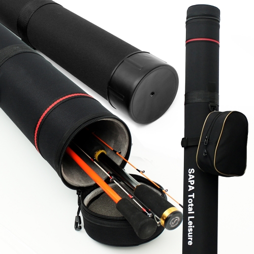 싸파 원형 원통가방 125cm STB-403 블랙 루어 낚시가방