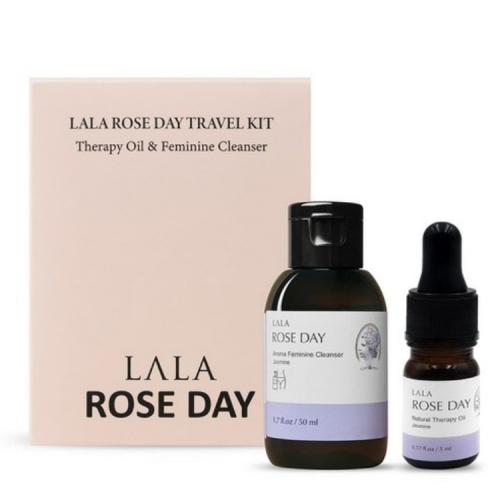 [라라로즈데이] 트래블키트 자스민 여성청결제 50ml + 자스민 이너퍼퓸 5ml