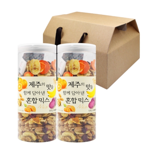 [좋은세상] 혼합견과 2종 선물세트 (제주의 맛+제주의 맛)