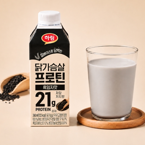 [하림] 닭가슴살 프로틴 흑임자맛 240ml x 10팩